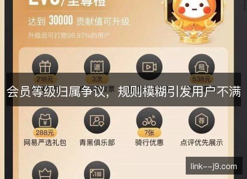 会员等级归属争议，规则模糊引发用户不满